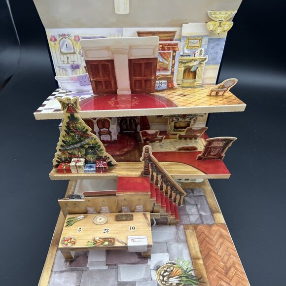 The Night Before Christmas Pop Up Advent Calendar Book Katy Jackson Caspari - Picture 9 of 9